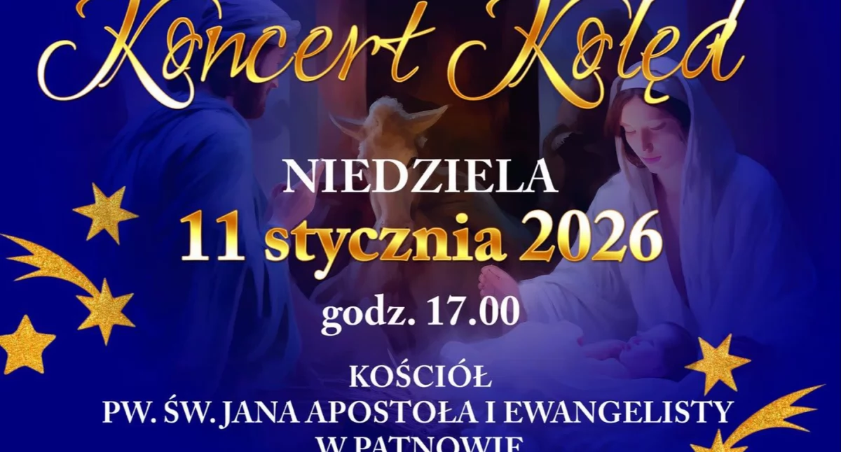 Koncert Kolęd w Pątnowie - wystąpią artyści z powiatu wieluńskiego