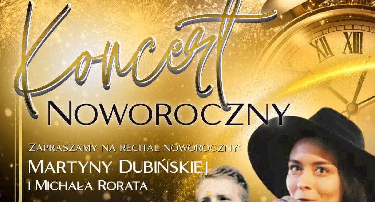 Koncert Noworoczny w Pajęcznie - wystąpią Martyna Dubińska i Michał Rorat 