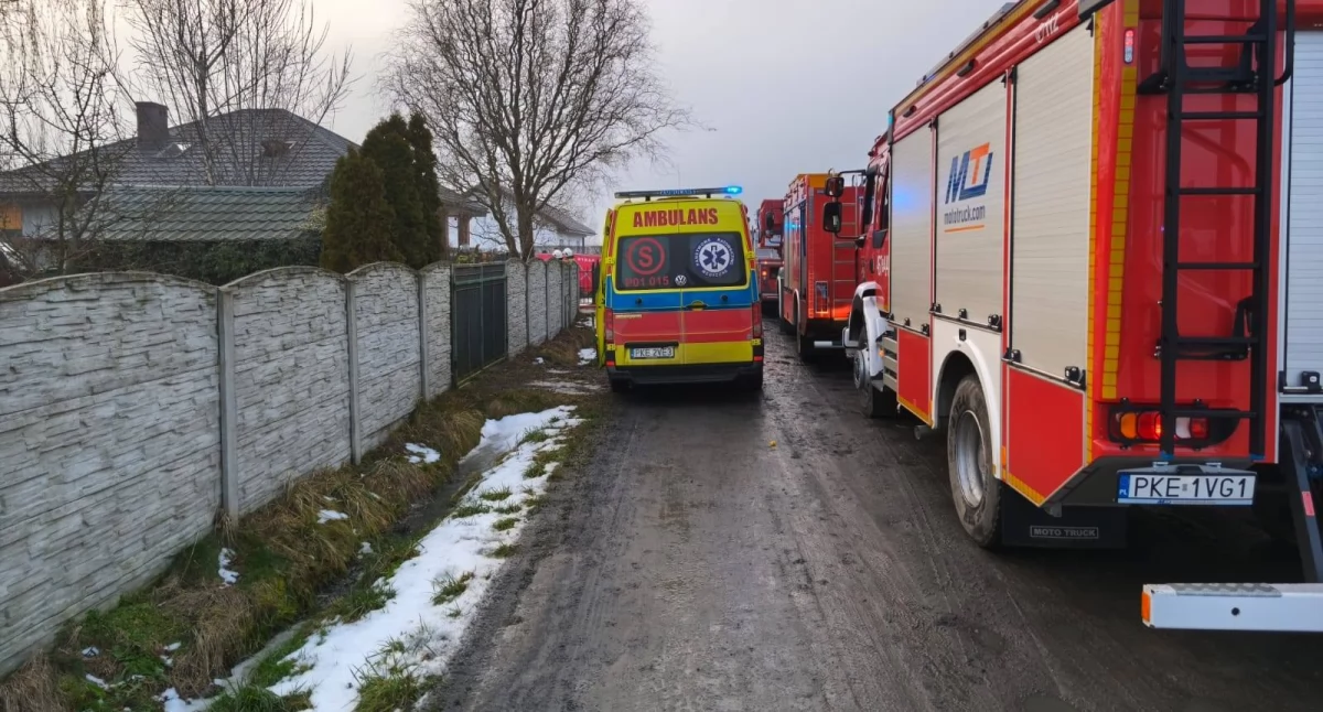 Tragiczny pożar domu - zginął 11-latek, w szpitalu zmarła jego matka