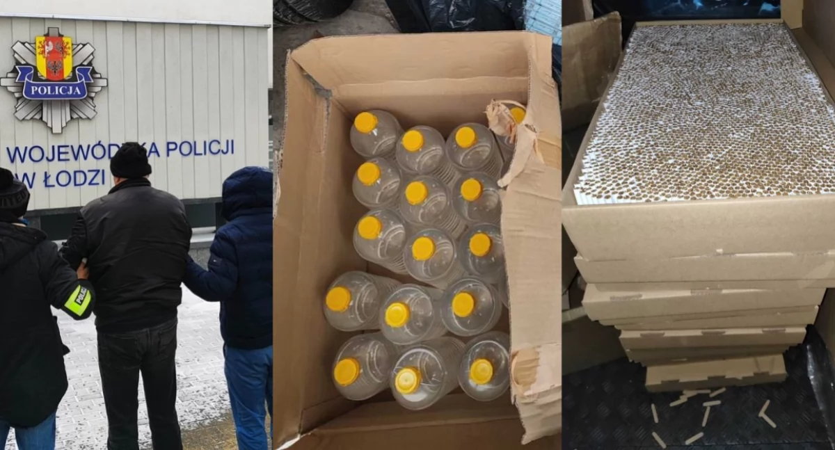 55-latek handlował papierosami i alkoholem - wszystkie towary nie miały znaków akcyzy