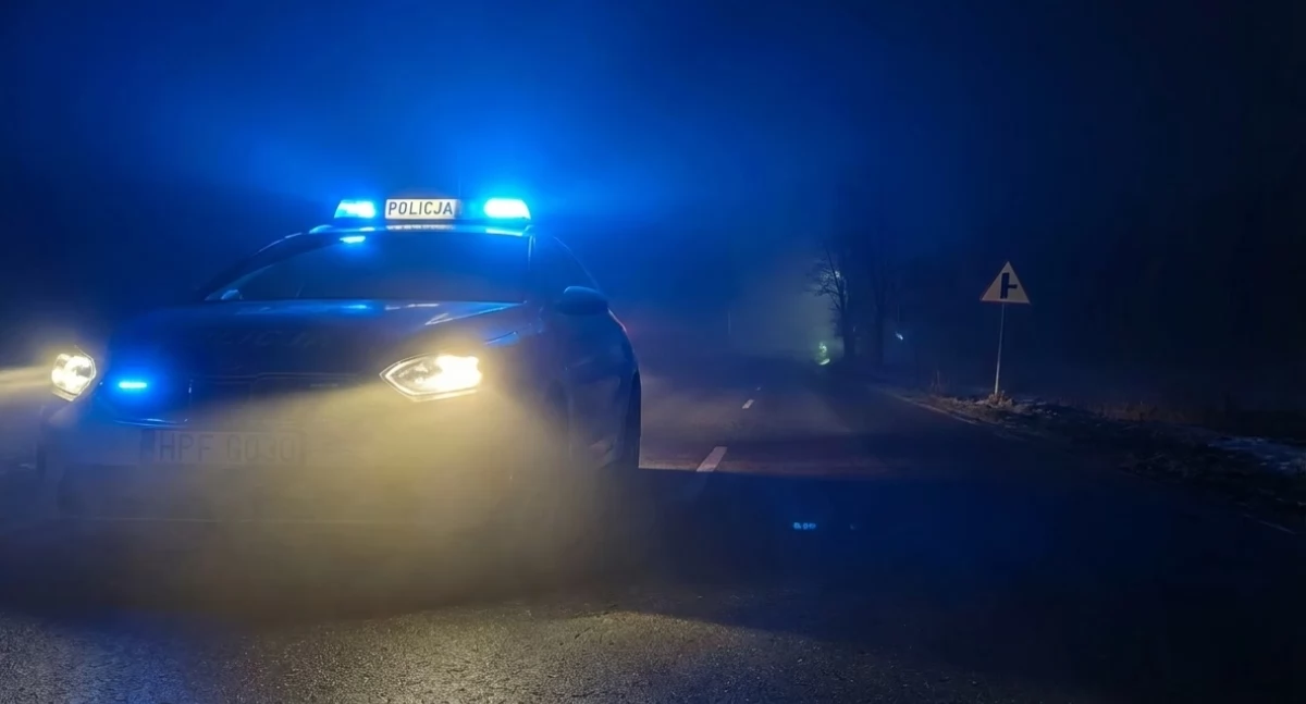 Pijany wracał po kłótni z partnerką. Prawie zamarzł w rowie