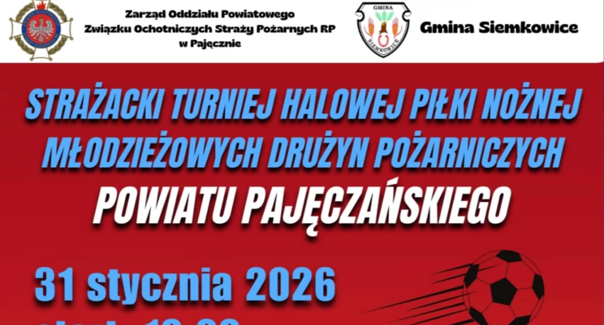 Strażacka młodzież zagra o zwycięstwo. Premierowy halowy turniej piłkarski MDP w Siemkowicach