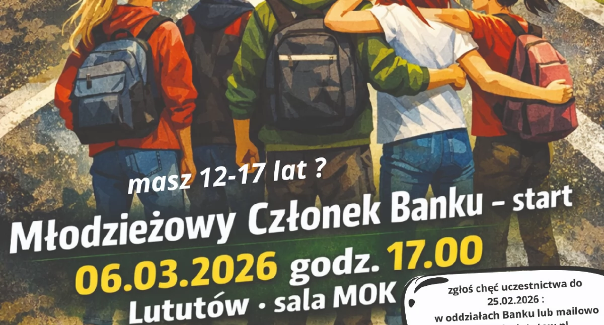 Młodzieżowy Członek Banku: program edukacyjno-społeczny dla młodzieży w wieku 12–17 lat