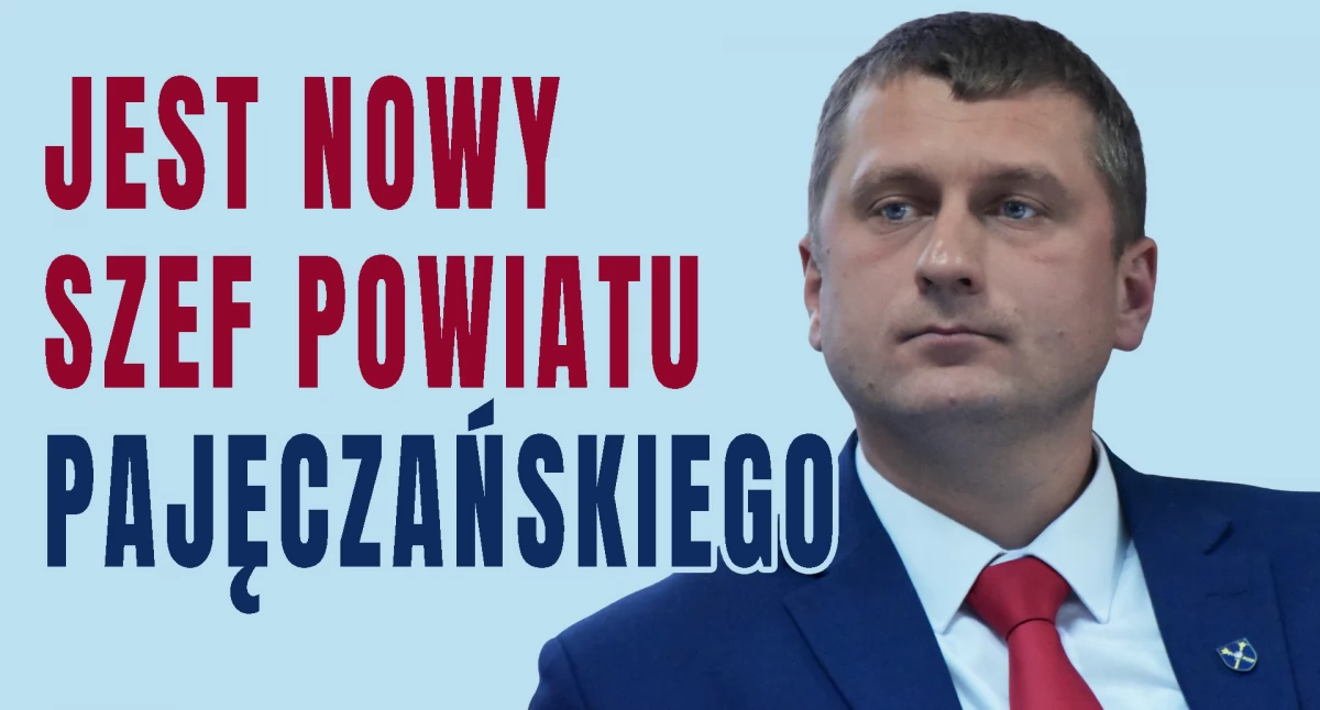 Jarosław Szczęsny starostą powiatu pajęczańskiego