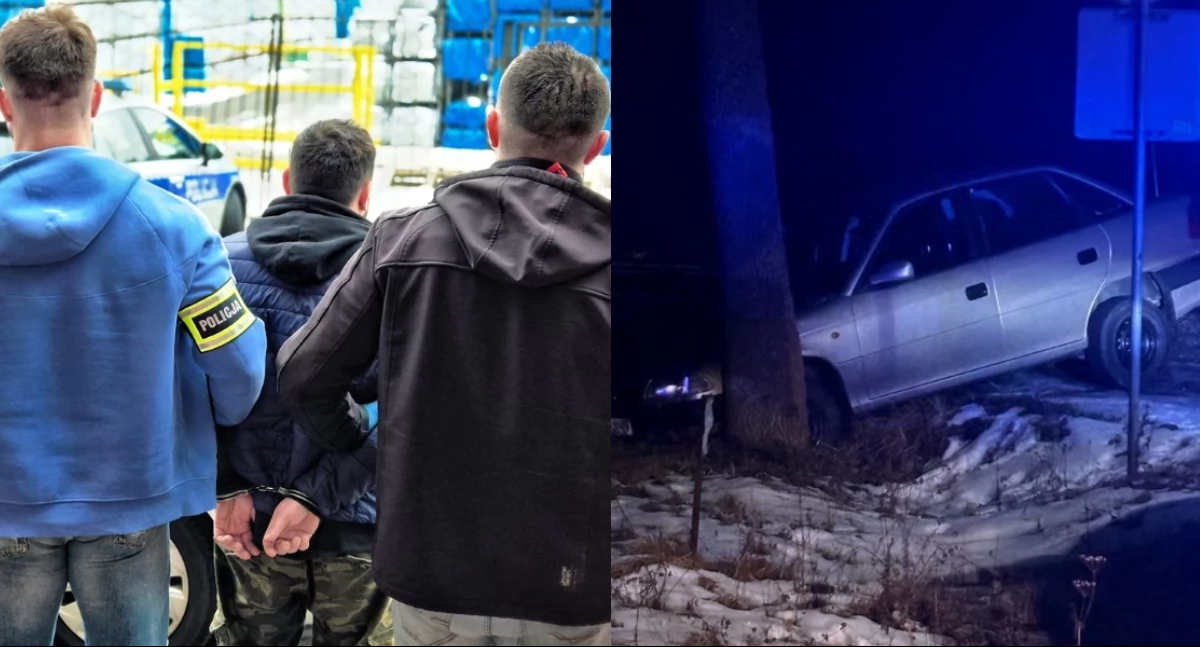 Wjechał autem do rowu i ukrył się na pobliskiej posesji - 36-latek był pijany