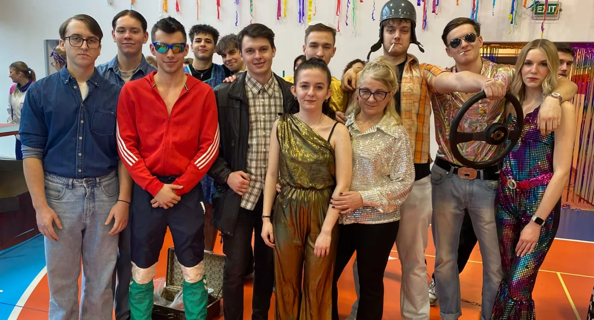 Kolorowy PRL w Zespole Szkół nr 1 w Wieluniu