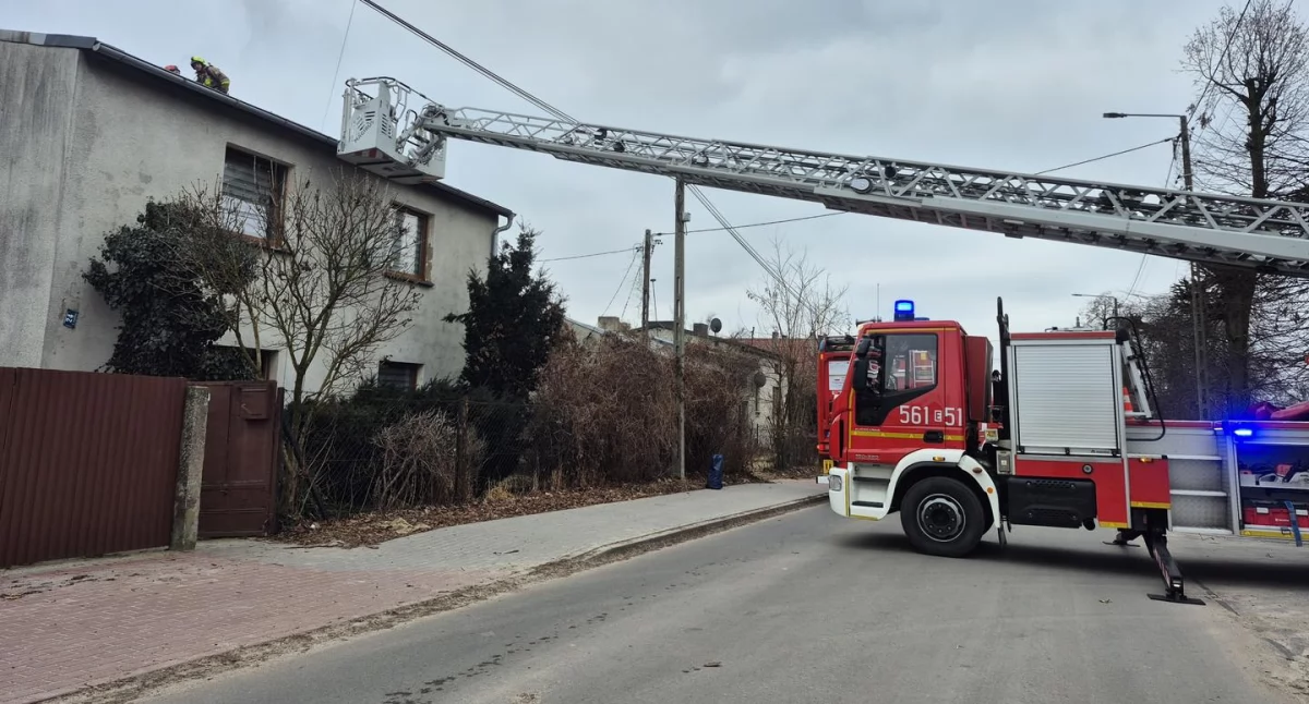 Pożar sadzy w budynku - w akcji dwie jednostki straży pożarnej