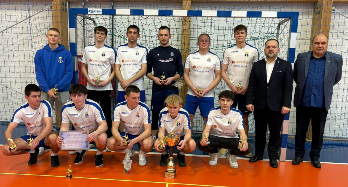 LZS Staw po raz pierwszy Mistrzem Powiatu Wieluńskiego w halowej piłce nożnej seniorów