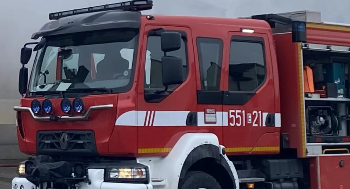 Pożar w Cementowni Warta S.A. w Trębaczewie: Sześć zastępów w akcji