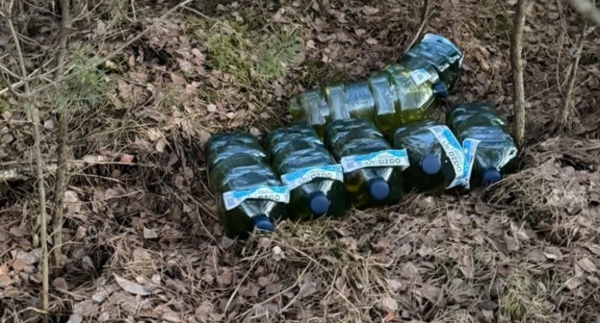 Skorzystał z okazji na tanie paliwo - ukrył je w lesie, bo... bał się szefa 