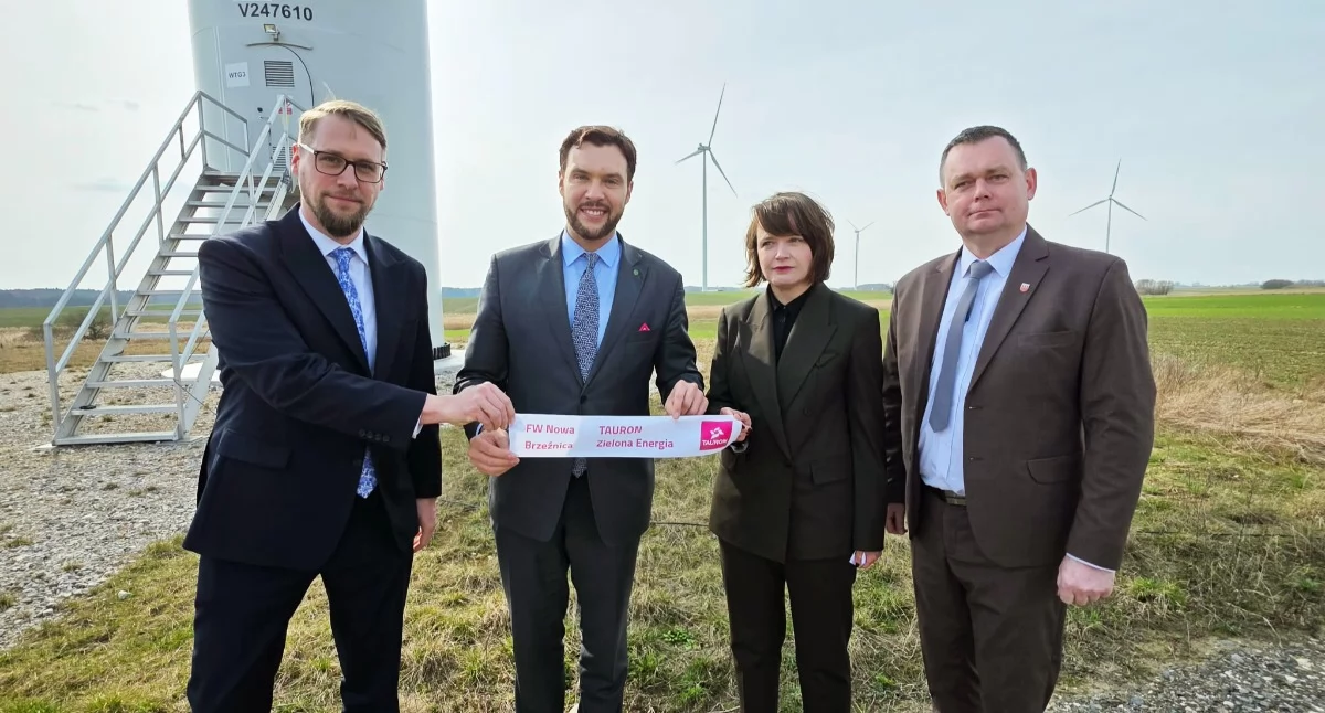 Farma Wiatrowa Nowa Brzeźnica o mocy 19,6 MW oficjalnie uruchomiona