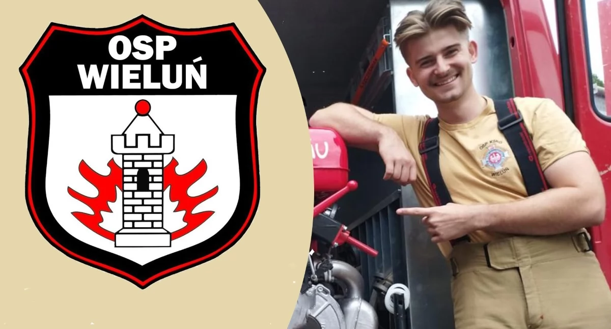 Tymoteusz Sasin nowym prezesem OSP w Wieluniu