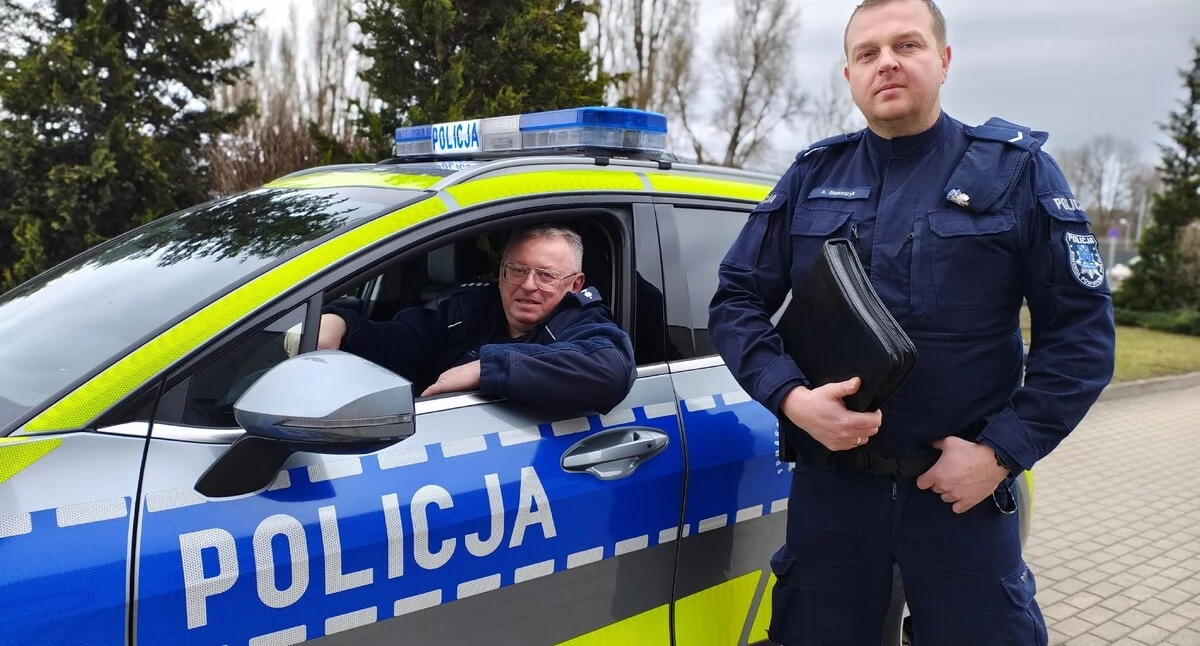 96-latek szedł samotnie wieczorem do lasu - dzielnicowi zareagowali w ostatniej chwili 