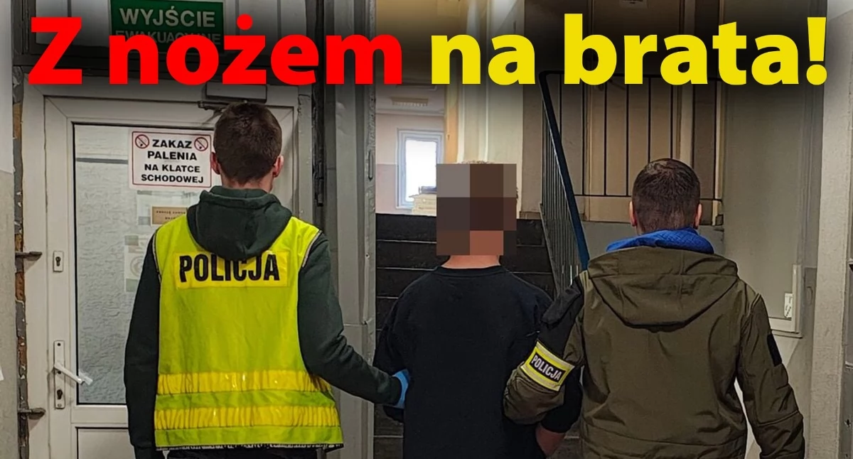 Zaatakował brata nożem. Czy chciał go zabić? 