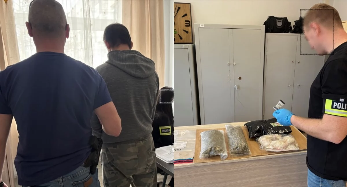 Policjanci zabezpieczyli ponad dwa kilogramy narkotyków - ich właściciel nie był wcześniej notowany