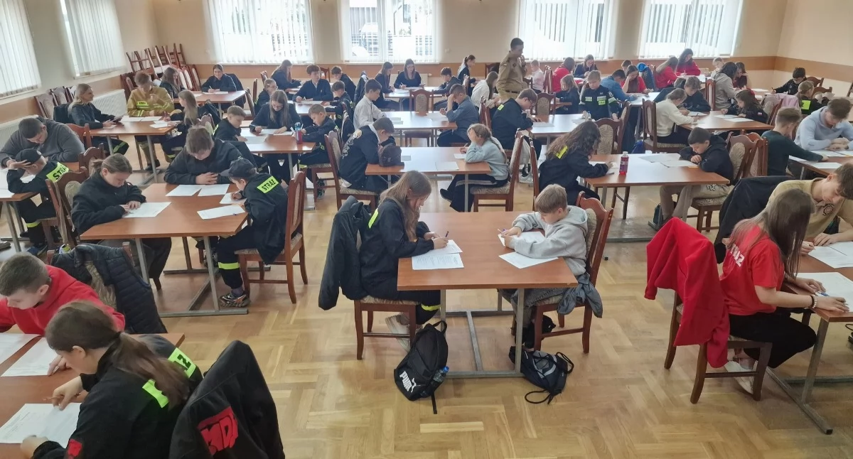 Szkolne zmagania w turnieju o wiedzy pożarniczej - znamy laureatów w powiecie wieruszowskim 