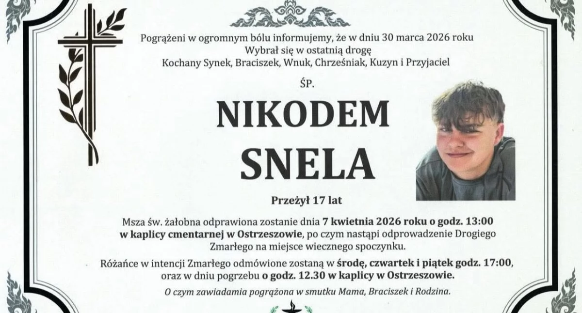 Jedna rodzina, dwa pogrzeby. Historia bólu, który przekracza ludzkie siły