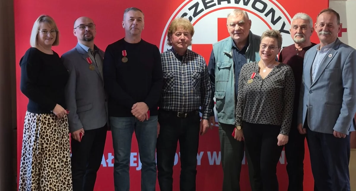 Spotkanie klubów Honorowych Dawców Krwi - wręczono wyróżnienia dla osób z naszego regionu