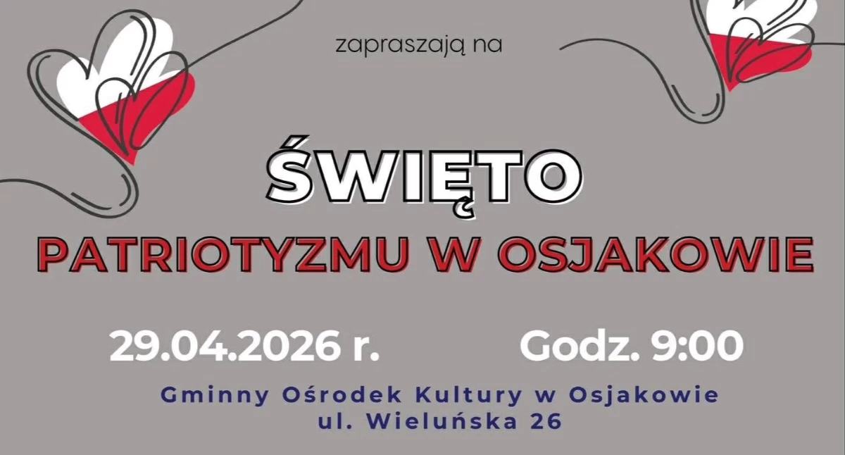 Gmina Osjaków zaprasza na Święto Patriotyzmu