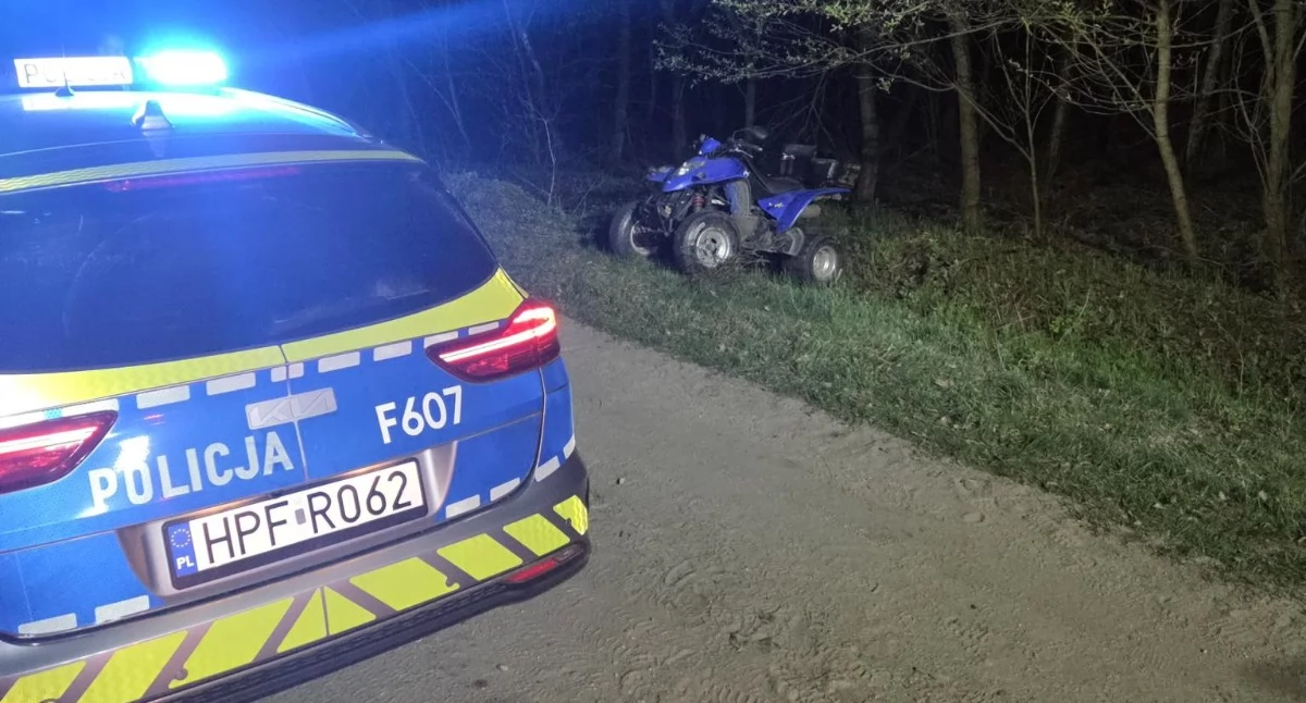 Wypadek na quadzie - dwie nastolatki trafiły do szpitala