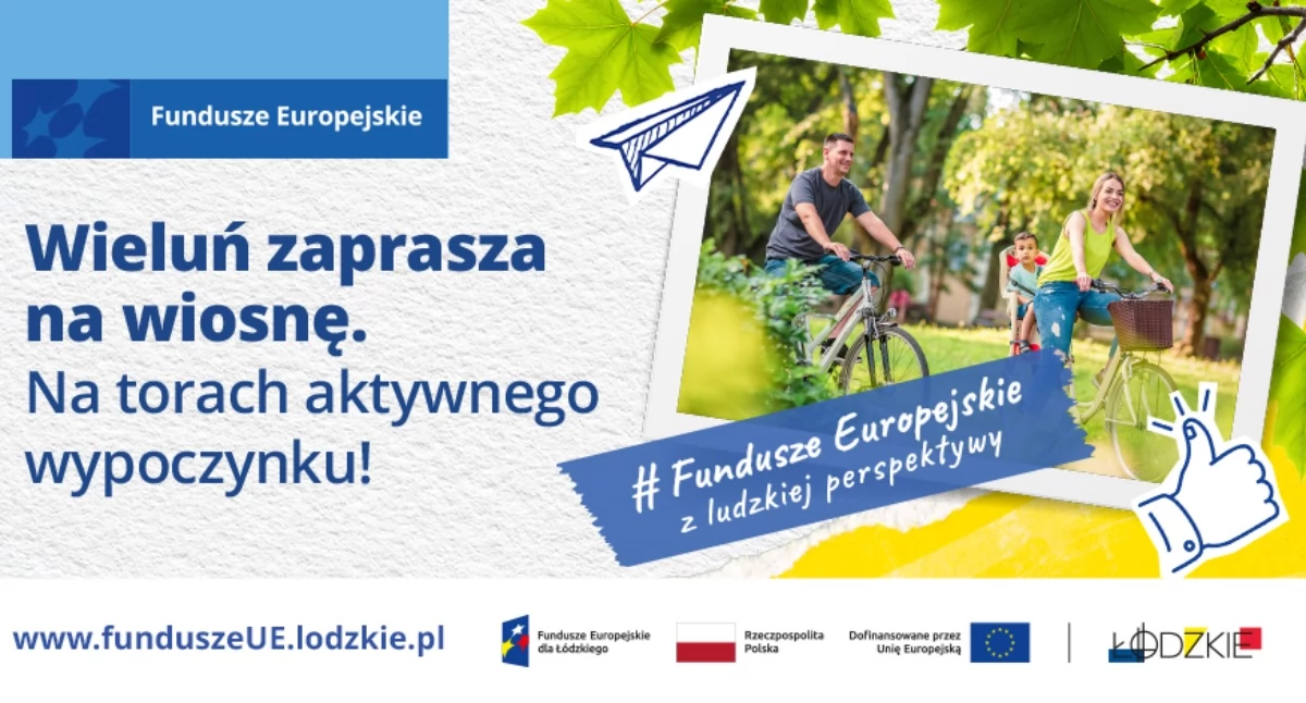 Wieluń zaprasza na wiosnę. Na torach aktywnego wypoczynku!