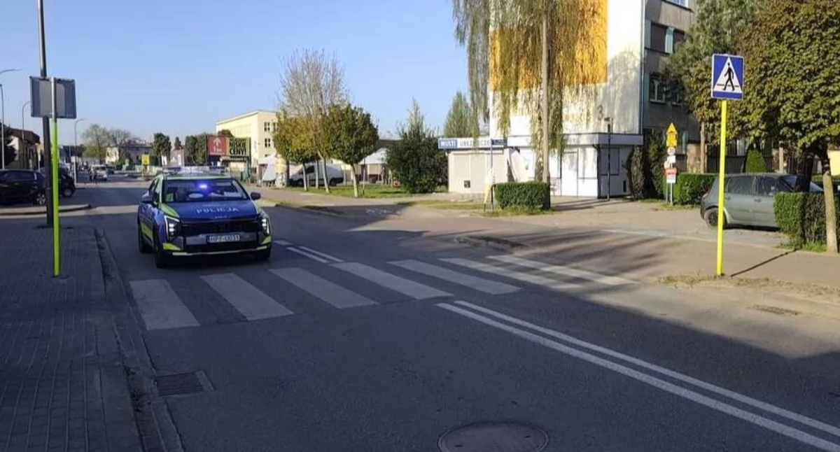Poranne potrącenie w Wieruszowie. Kobieta trafiła do szpitala!