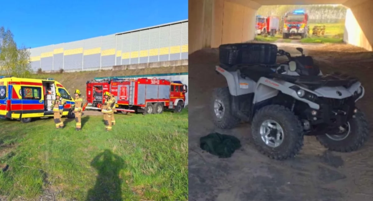 Wypadek na quadzie - 35-latek był kompletnie pijany