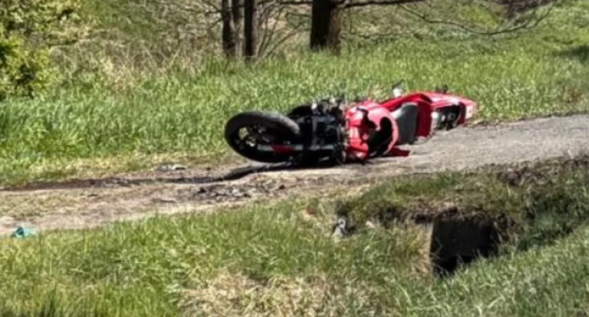 Tragiczna majówka na drodze - nie żyje 21-letni motocyklista 