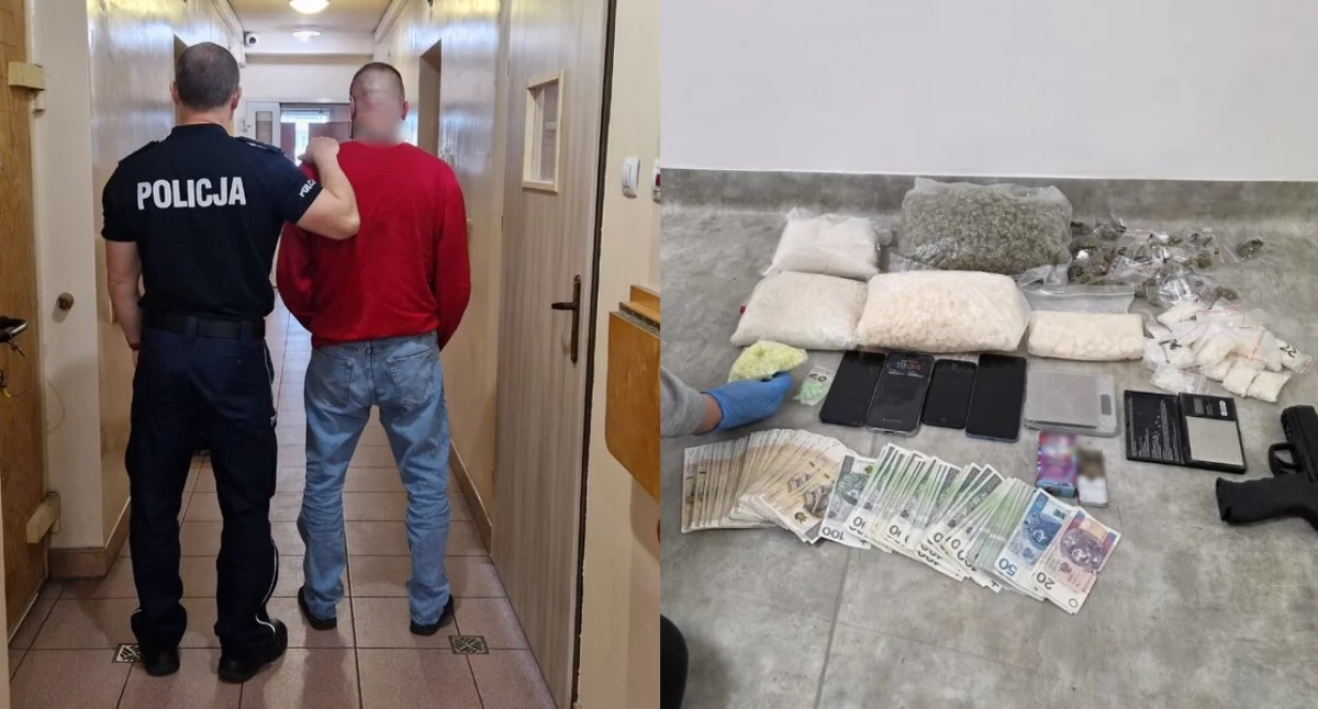 Dwóch mężczyzn zatrzymanych za posiadanie i sprzedaż narkotyków - policjanci zabezpieczyli ponad 5,5 kilograma nielegalnych środków