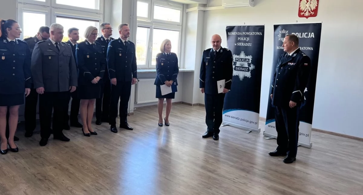 Był szefem Komisariatu Policji w Błaszkach - teraz został zastępcą komendanta powiatowego