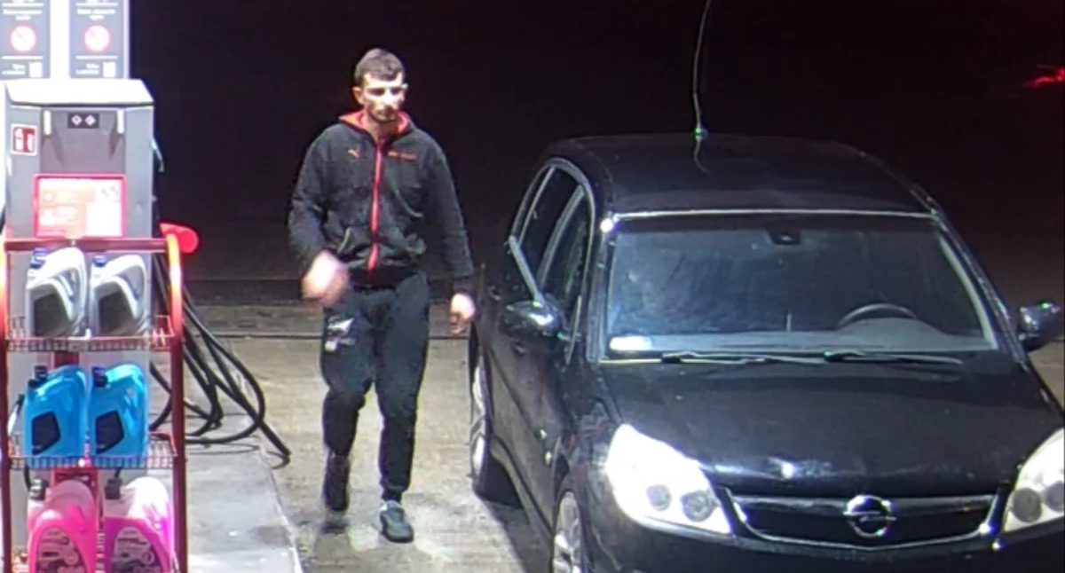 Kradzież paliwa i lewe tablice. Policja szuka mężczyzny z monitoringu!