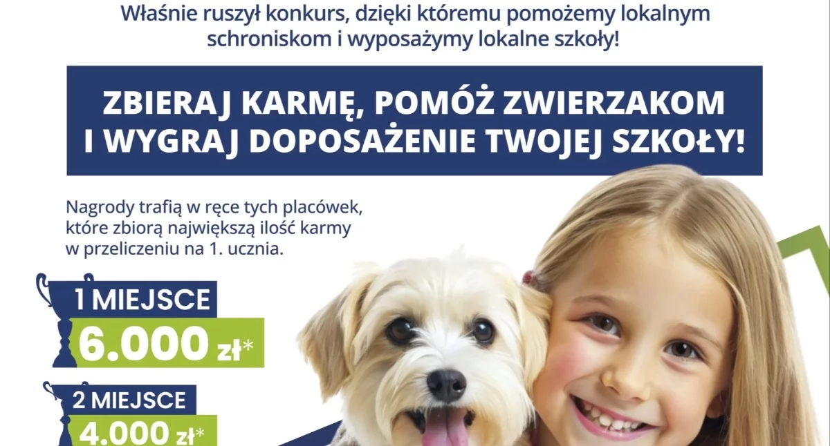 „WARTA ROBI DOBRO!” - Cementownia Warta S.A. zachęca szkoły do pomocy schroniskom.