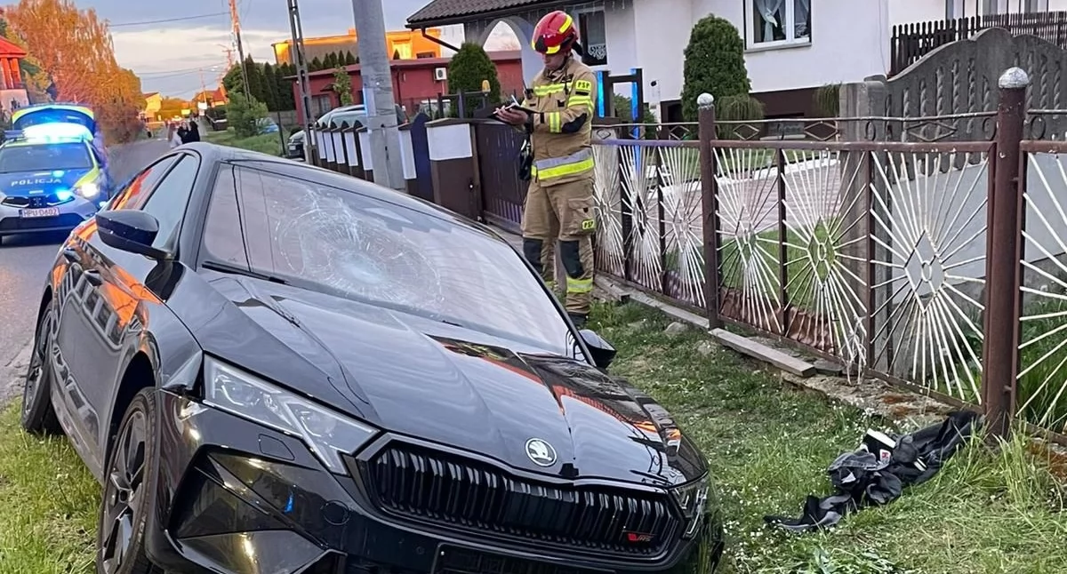 13-letni rowerzysta wpadł pod samochód