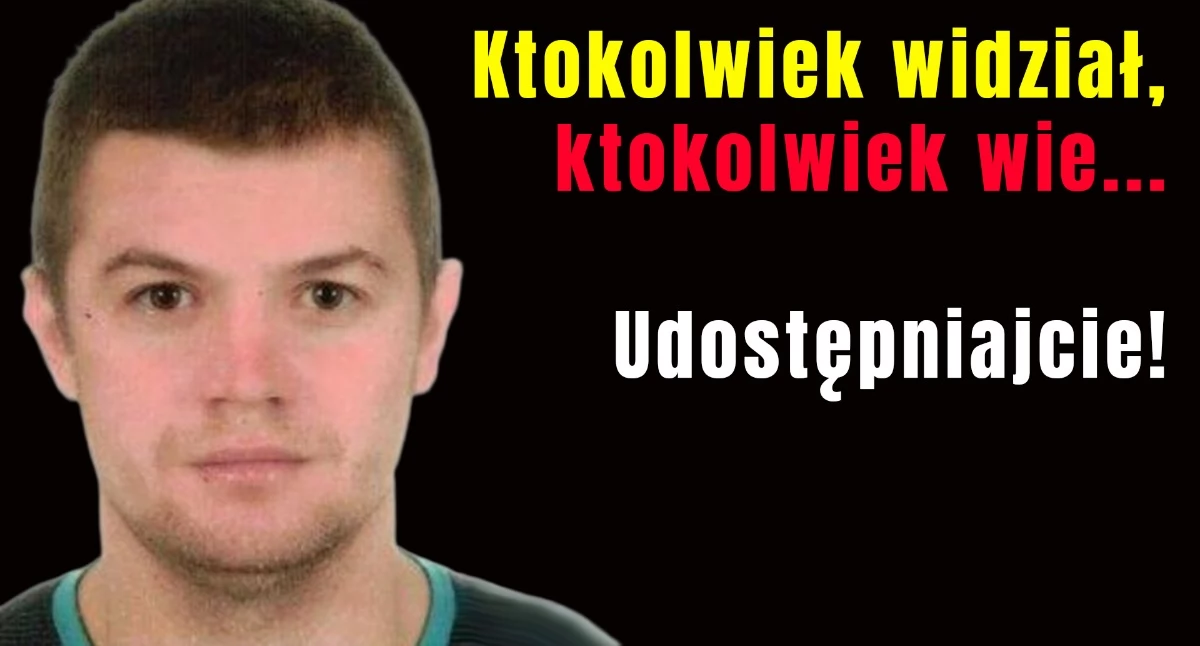 Zaginął Mariusz Szymanek z gminy Masłowice. Policja prosi o pomoc