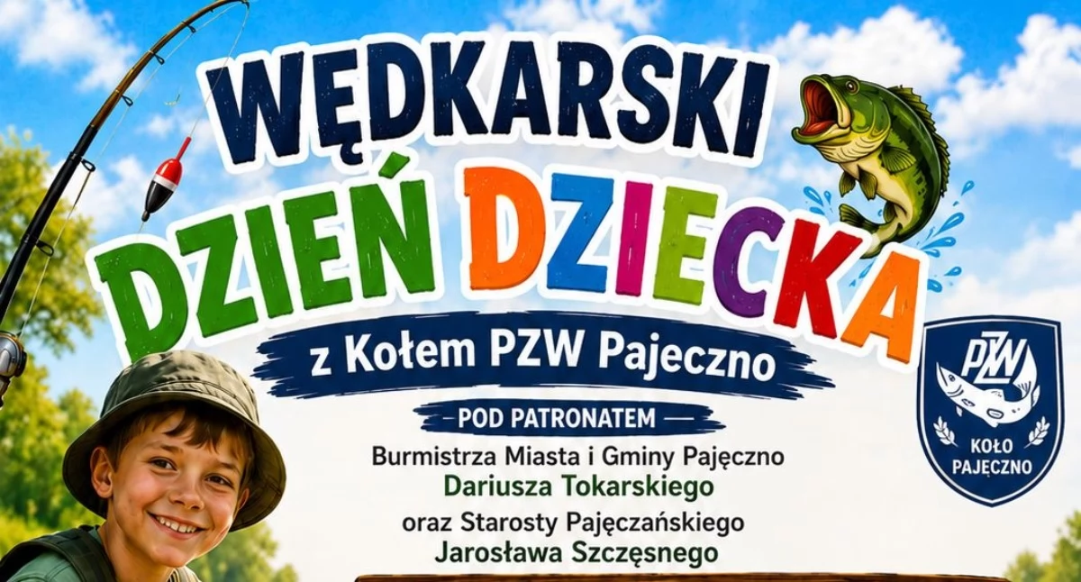 Wędkarski Dzień Dziecka w Pajęcznie.