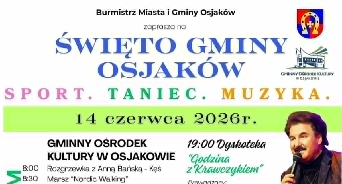 PGE SKRA Bełchatów, pokazy taneczne i crossfit: Święto Gminy Osjaków już 14 czerwca.