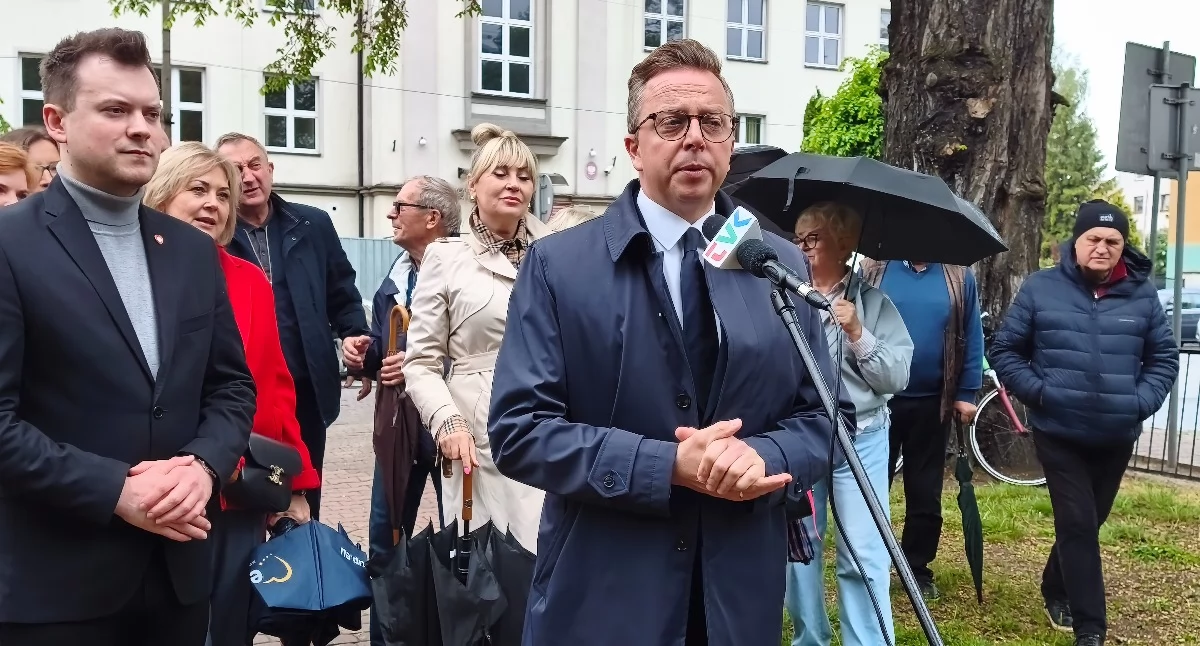 Europoseł Dariusz Joński w Wieluniu: Mówił o milionach z KPO i nowych inwestycjach