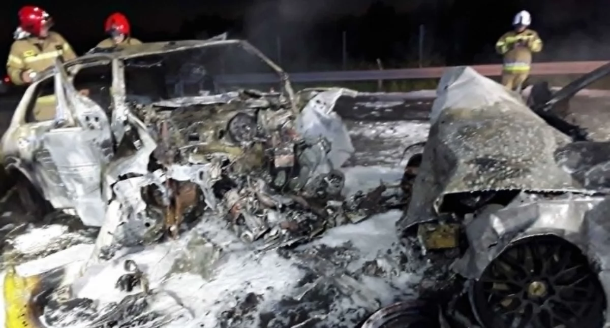 Kierowca spłonął żywcem. Tragedia na A1 pod Łodzią