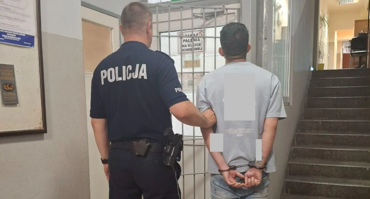 Pijany obywatel Kolumbii zatrzymany przez policjanta po służbie