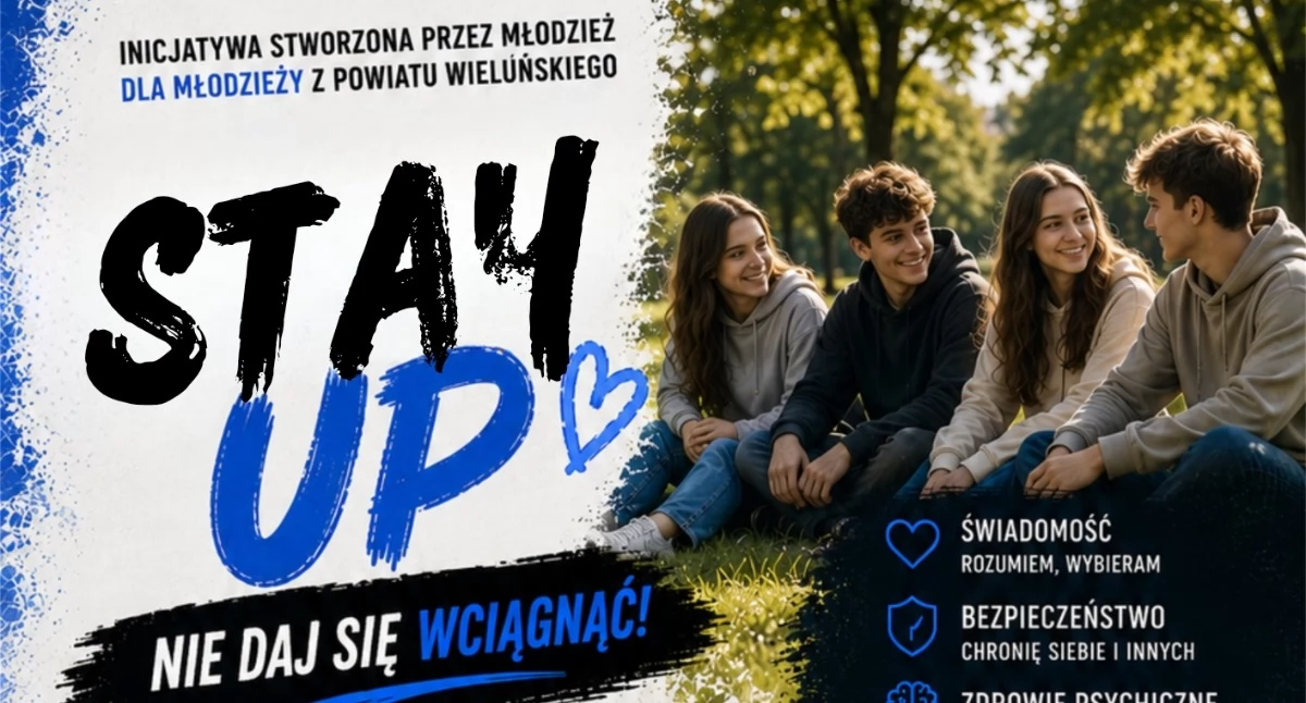 STAY UP już jutro w Wieluniu: Koncerty, strefa food trucków i działania profilaktyczne dla młodzieży