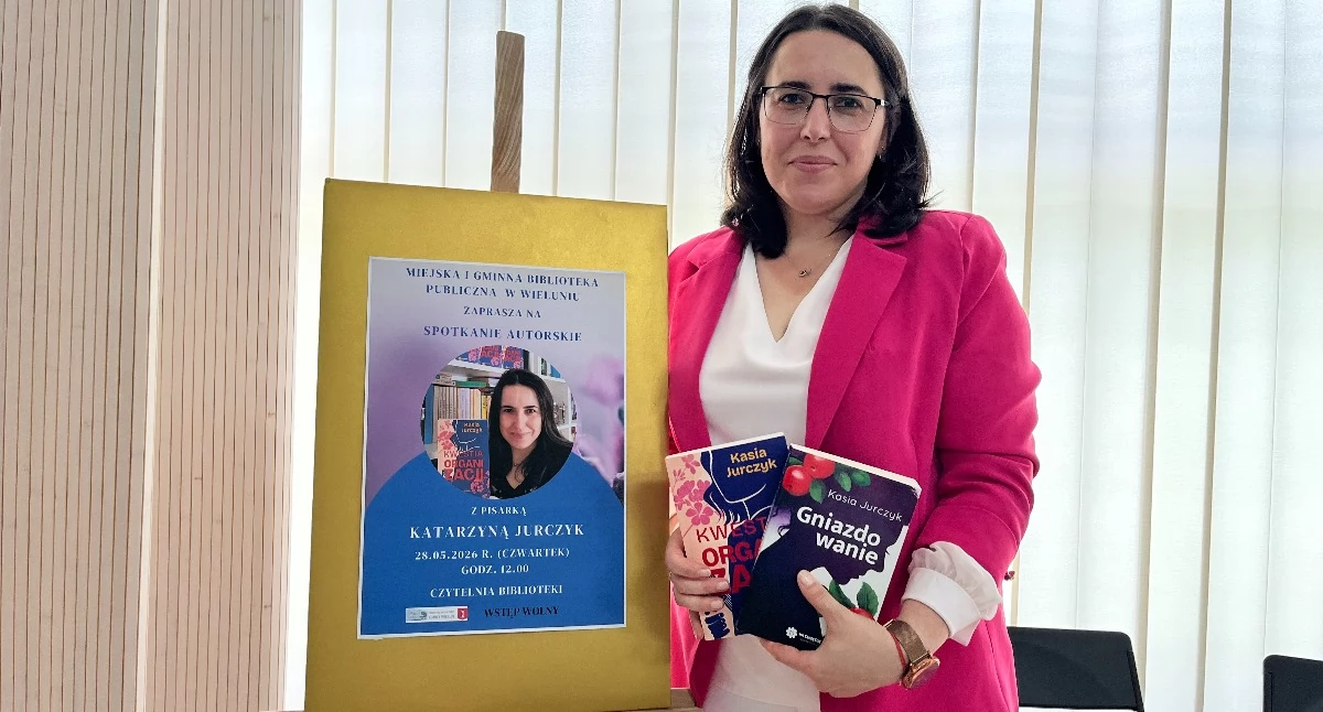 Spotkanie autorskie z Katarzyną Jurczyk w wieluńskiej bibliotece