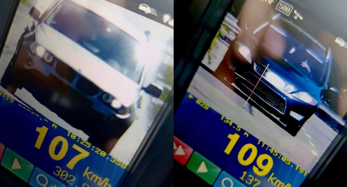 Pędzili w obszarze zabudowanym - ulgi dla kierowców nie było 