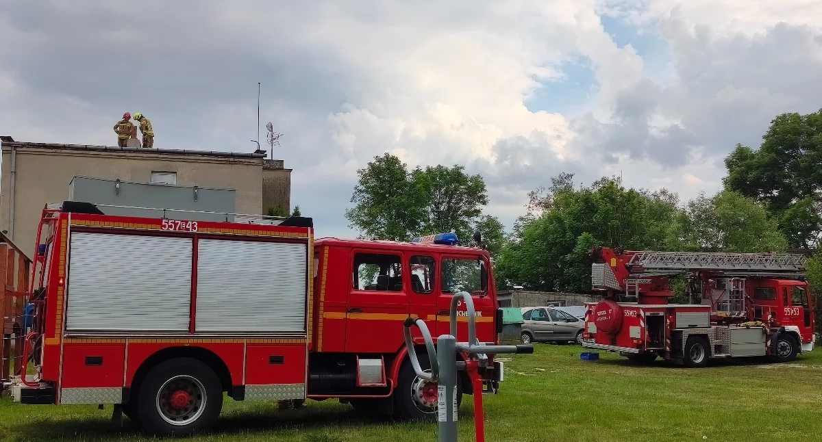 Pożar postawił strażaków na nogi: Akcja w gminie Skomlin