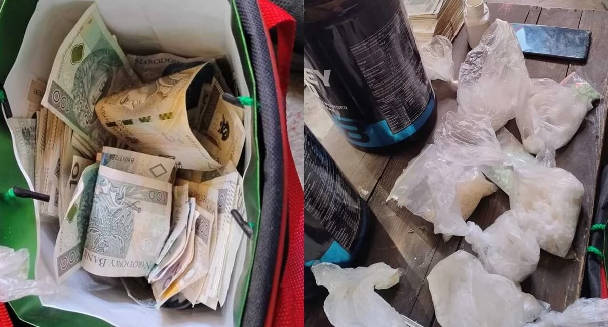 Garaż, amfetamina i gruba gotówka. Tak skończył się narkotykowy biznes dwóch mężczyzn