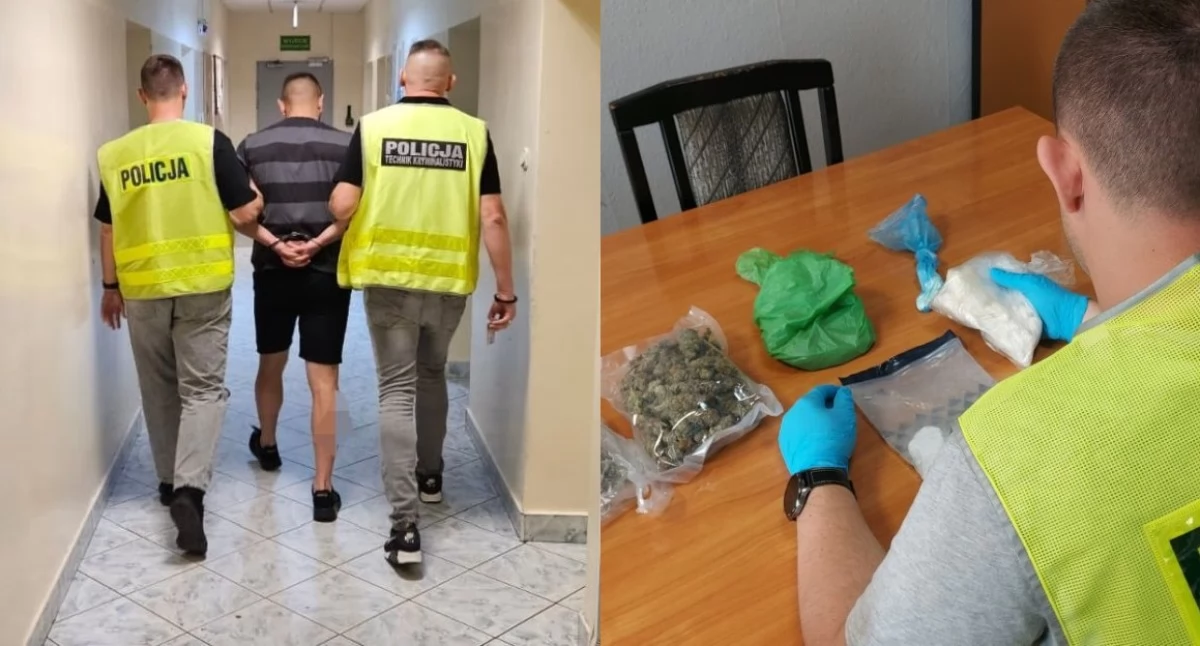 Miał w domu ponad pół kilograma narkotyków - 36-latek był już notowany