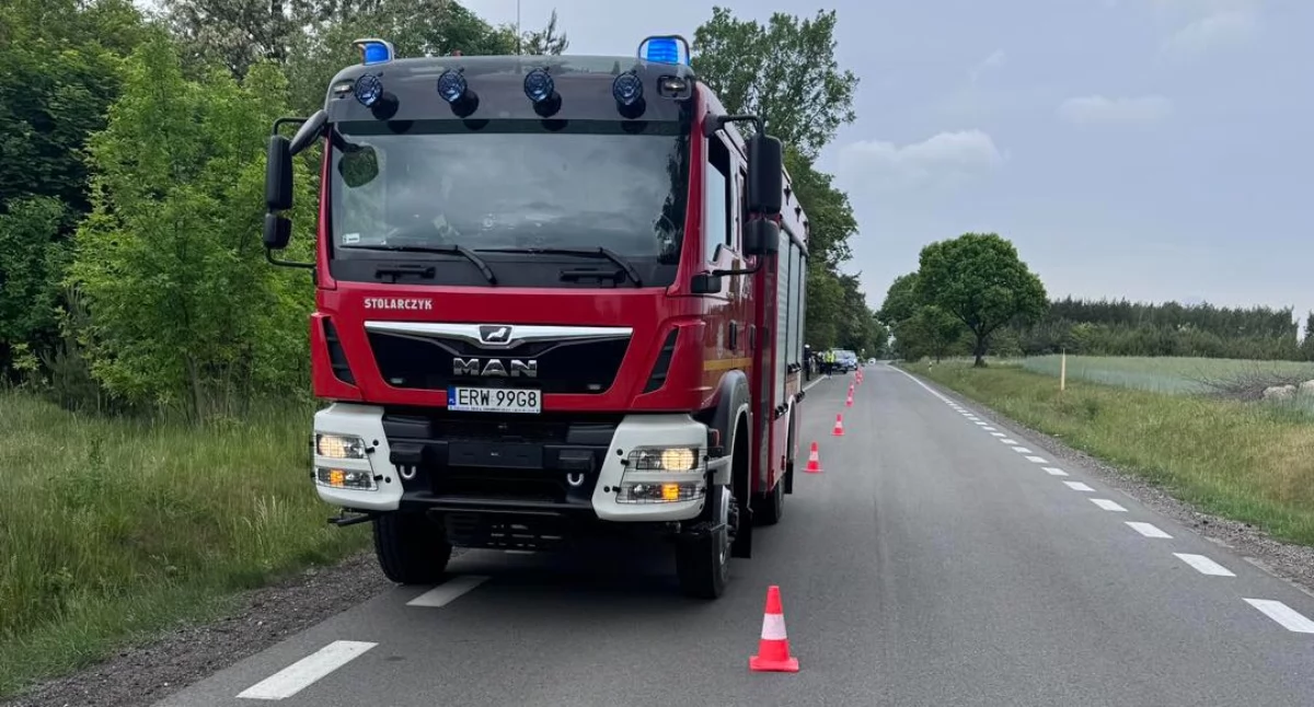 Wypadek na drodze - 11-letnia rowerzystka potrącona przez samochód