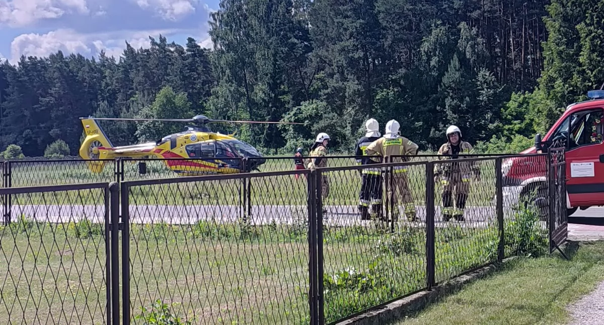 Akcja strażaków i LPR pod Działoszynem