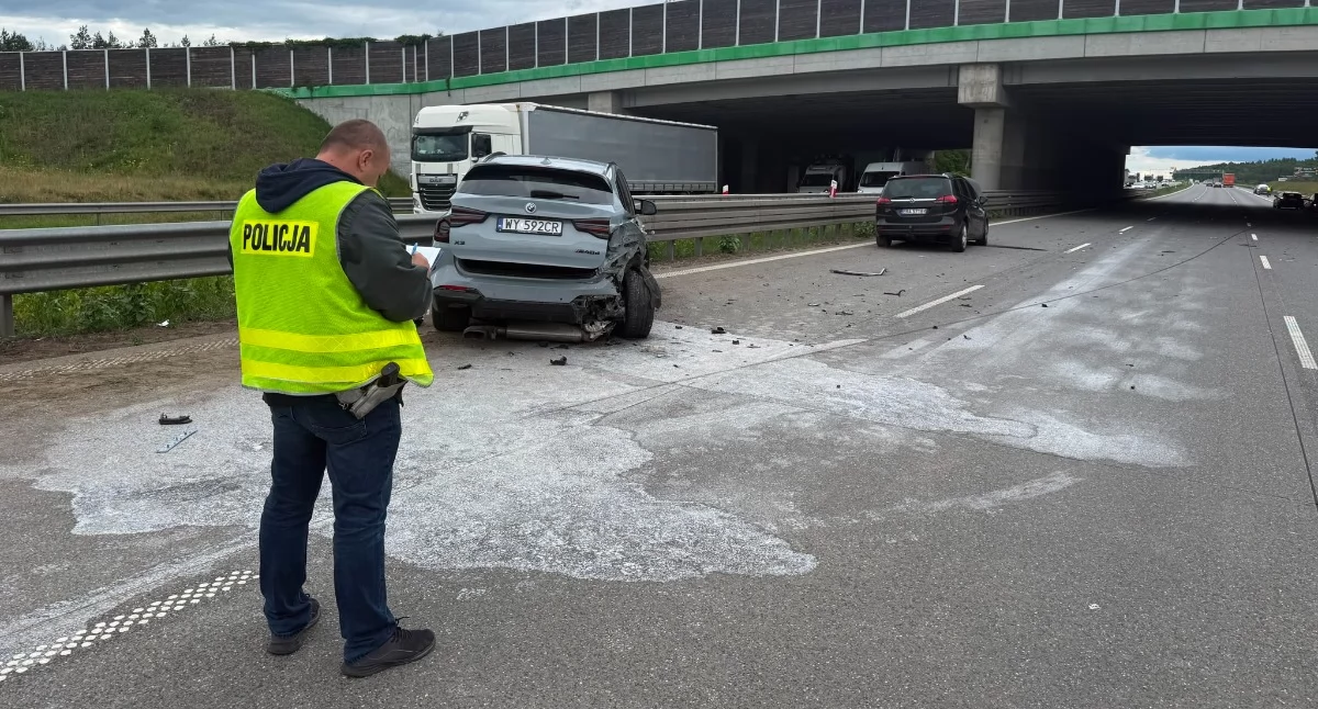 Karambol na A1 - droga w kierunku Łodzi była przez kilka godzin zablokowana