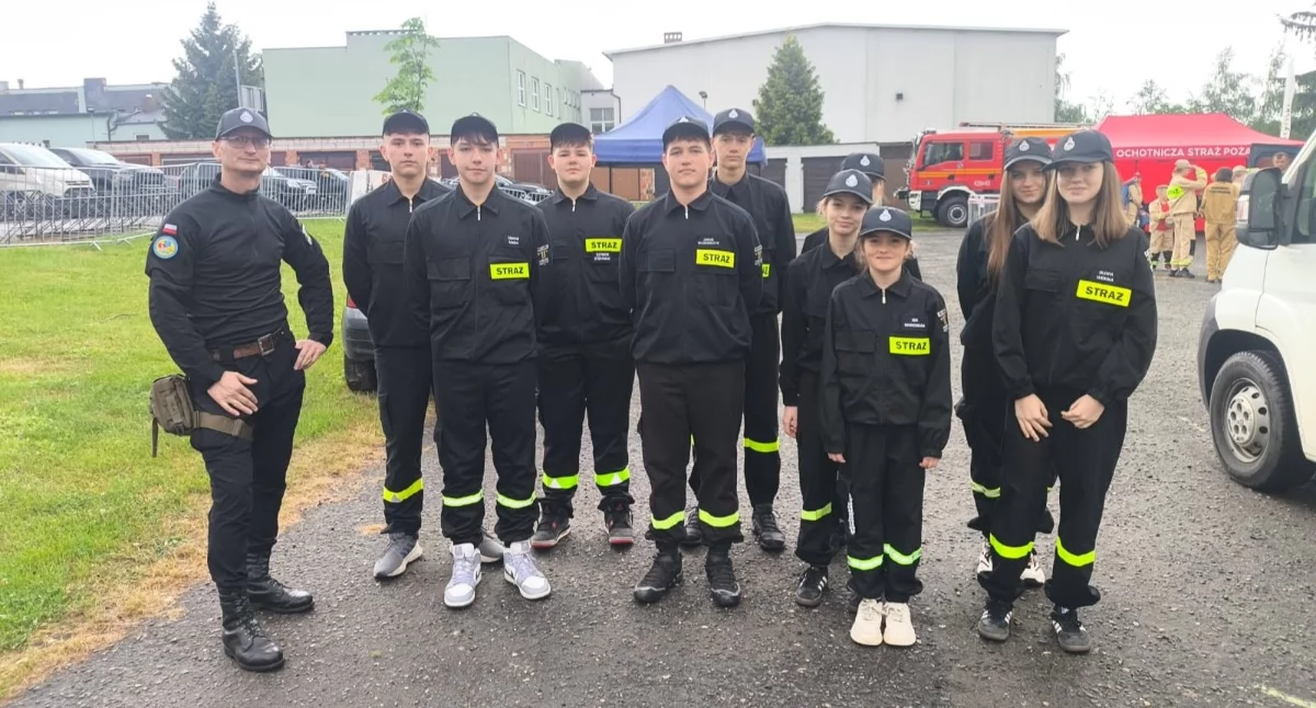 Strażacki Survival dla młodych strażaków - wzięli w nim udział przedstawicie OSP Mokrsko 
