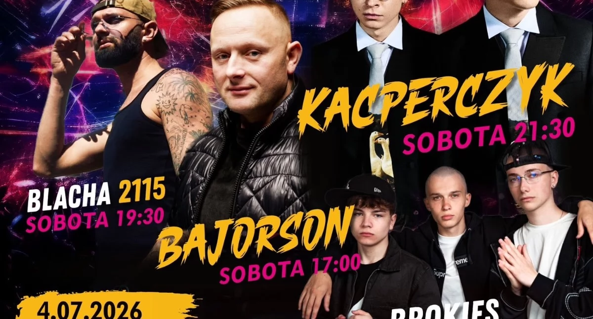 Dni Złoczewa 2026: Blacha 2115, Skolim, Kacperczyk, Brokies